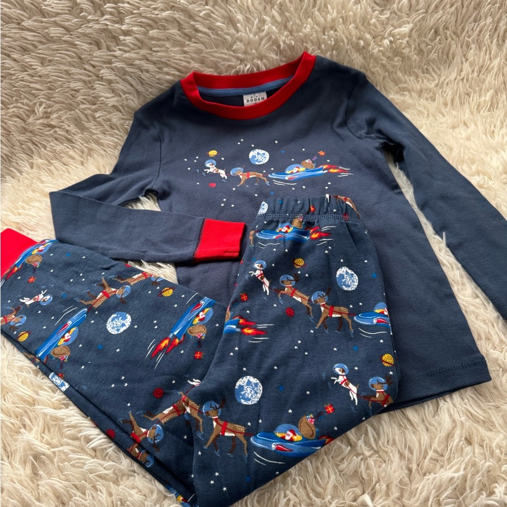 Mini Boden NEW Holiday festive pajamas